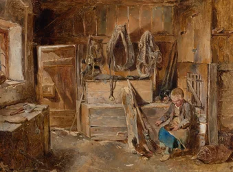 Dans la chambre de la vaisselle