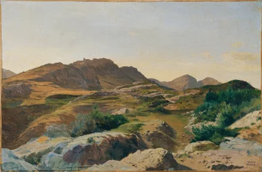 Paysage dans les montagnes Sabines