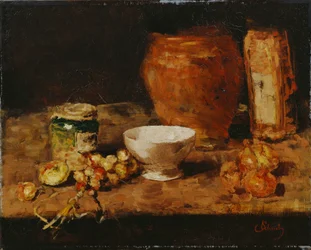 Nature morte avec bol blanc