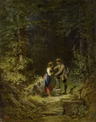 Rencontre dans la forêt