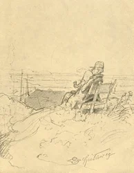 Nach der Arbeit ist gut ruhn, milieu-fin 19e siècle, vers 1924