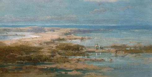 Paysage du Nil avec cigognes