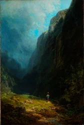 Paysage de haute vallée alpine
