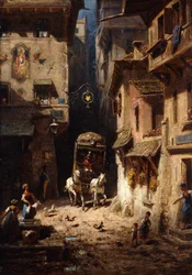 La Poste, vers 1875-1880