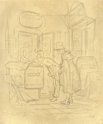 Zollvisitation I, milieu-fin du 19ème siècle, vers 1924