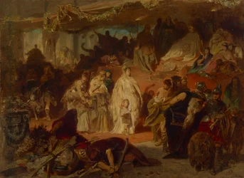 Thusnelda dans le triomphe de Germanicus