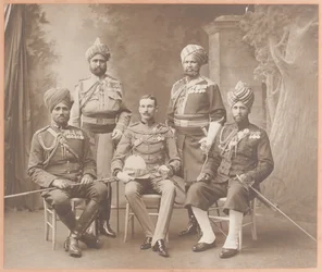 Officiers indiens du Roi, 1906