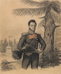 Portrait de Fyodor Ivanovich Dolgopolov 1792-1856, années 1820