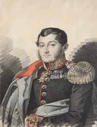 Portrait de Piotr Nikolaïevitch Yermolov 1787-1844, années 1820