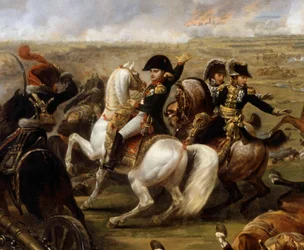 Empereur Napoléon Ier (1769-1821) à la bataille de Wagram le 5/07/1809 (détail)
