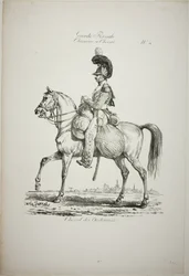 Garde Royale, Infanterie Légère Montée Normande et Cheval, No. 4