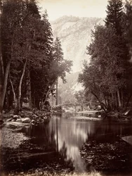 Eagle Point, 4 000 pieds, Yosemite, ca. 1872, imprimé ca. 1876