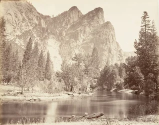 Les Trois Frères, Yosemite, vers 1872, imprimé vers 1876