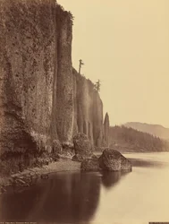 Cap Horn, fleuve Columbia, Oregon, 1867 (photo)