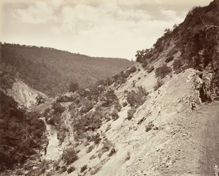 Sulphur Creek et route vers les geysers, 1868-70, imprimé vers 1876