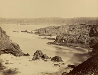 [Vue de la côte de Mendocino]