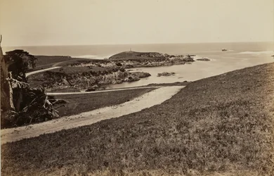 Vue de la côte près de Monterey