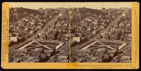 Panorama de San Francisco depuis Telegraph Hill, Washington Square