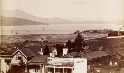 Sausalito, Tamalpais et la baie de Richardson depuis San Francisco