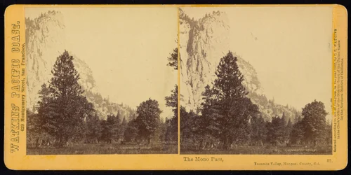 Le col de Mono, Vallée de Yosemite, Comté de Mariposa, Californie