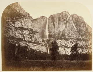 Chutes de Yosemite (vue de face), 2477 pieds.