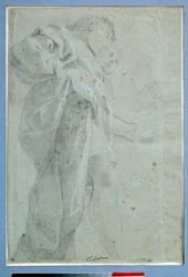 Deux hommes debout drapés