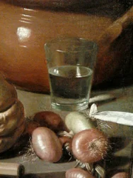 Polonais : Nature morte avec une cruche en cuivre Nature morte avec une cruche en cuivre (détail).