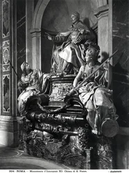 Monument au Pape Innocent XI, vers 1697 (marbre)