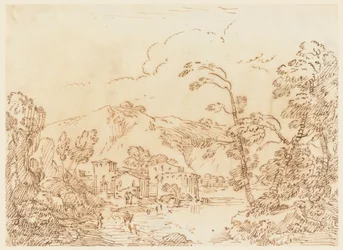 Dessin, Un village près d
