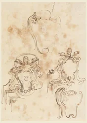Dessin, Esquisses de cadres et d