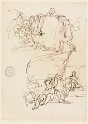 Dessin, Trois esquisses, avant 1775