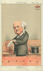 Lord Westbury, un homme chrétien éminent, 15 mai 1869, caricature de Vanity Fair