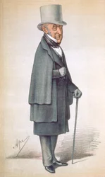 Roderick Impey Murchison, géologue écossais, 1870