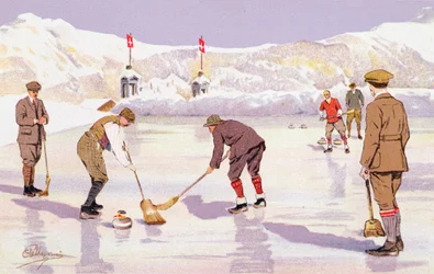 La patinoire de curling