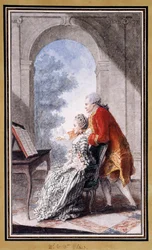John Wilkes et Miss Gertrude Carmontelle