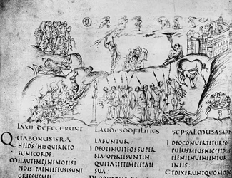 Illustration de diverses scènes d