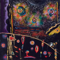 Night Seed Transmission, 2007 (acrylique et huile sur toile)