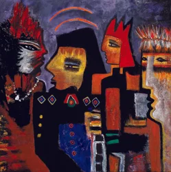 Les Mavericks, 2010 (huile sur toile)