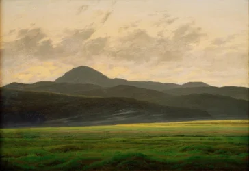 Paysage de montagne en Bohême