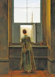 Femme à la fenêtre