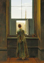 Femme à une fenêtre, 1822