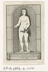 Niche avec la statue d