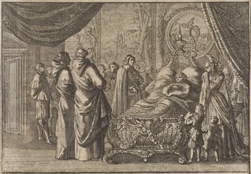 Lit de mort de Louis XIII, 1643