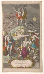 Atlas et Hercule portant le ciel étoilé