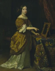 Fille devant un miroir
