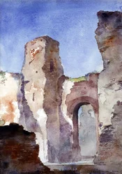 Thermes de Caracalla, Rome, 1880