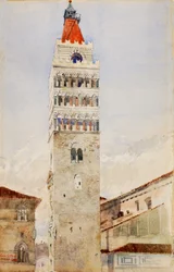 Tour de la cathédrale, Pistoia, Italie