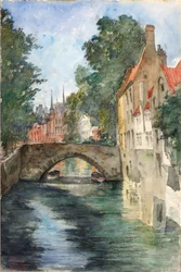Sur le canal, Bruges
