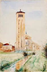 La tour, cathédrale de Torcello, 1898-1916