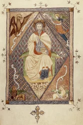 Christ en majesté (en gloire) (miniature)